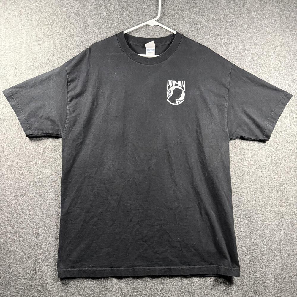 Vintage Murina Shirt Mens XL Black POW MIA Eagle You Are Not Forgotten Tee
